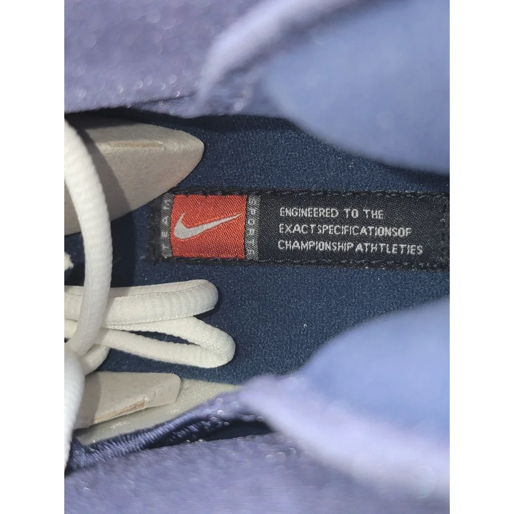 Nike Air Zoom Apocalypse IV Men's Blue/White Football Cleats Size 12.5 NOS W/Box